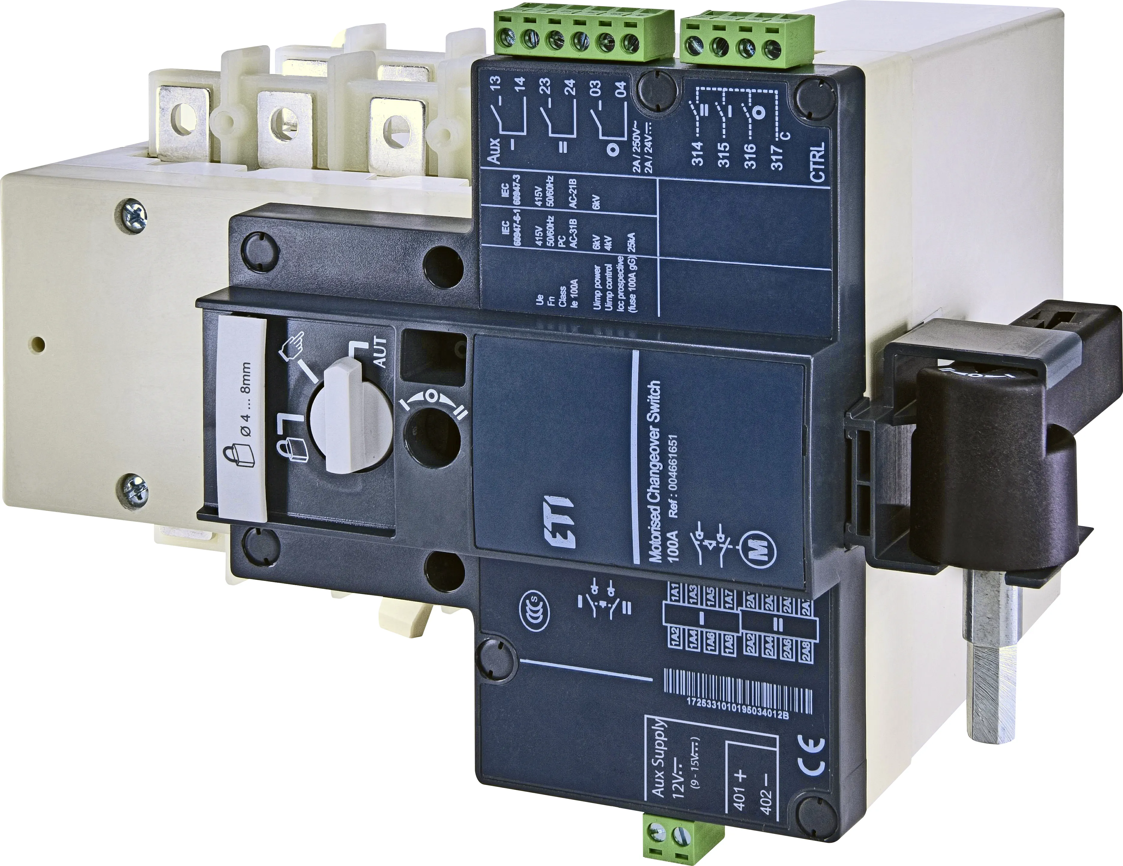 Preklopno stikalo - mot. pogon MLBS 100 4P CO 12VDC 004661651