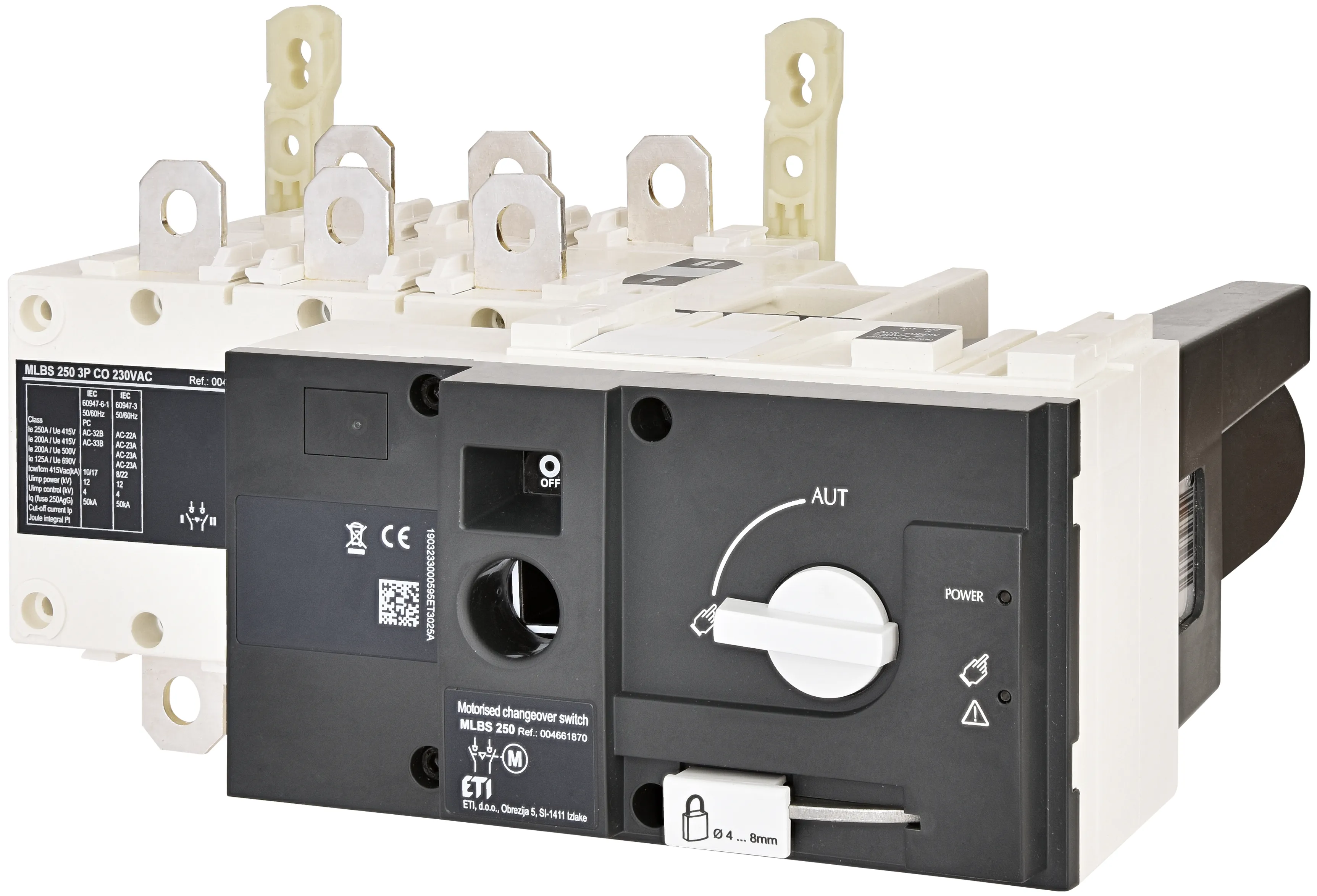 Preklopno stikalo - mot. pogon MLBS 250 3P CO 230VAC 004661870