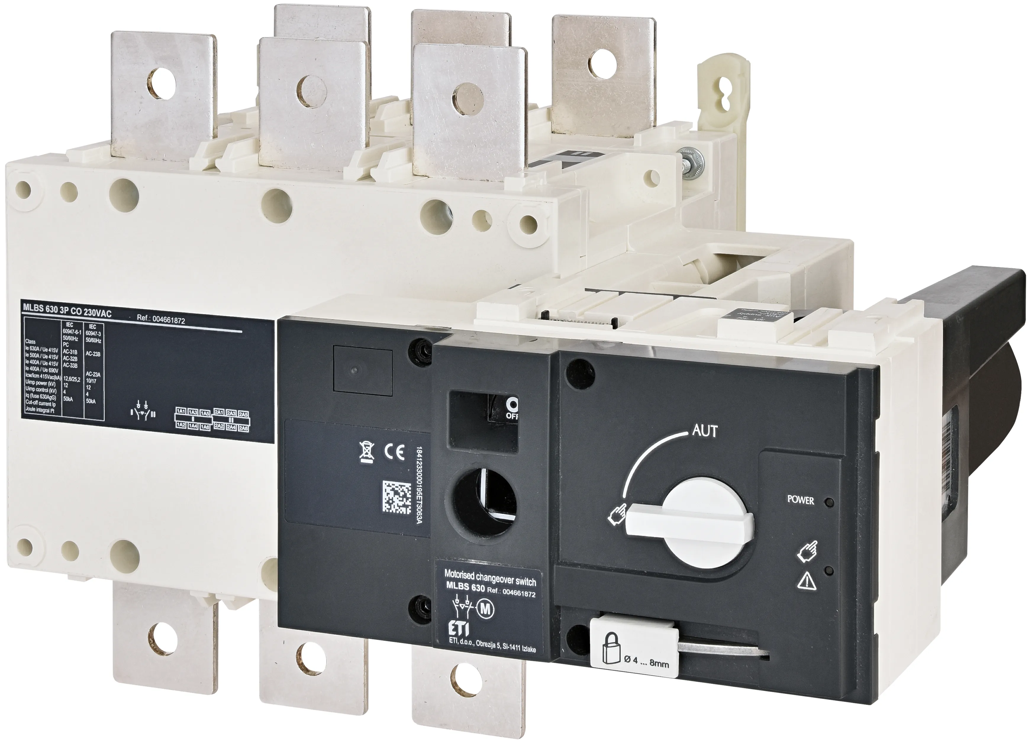 Preklopno stikalo - mot. pogon MLBS 630 3P CO 230VAC 004661872