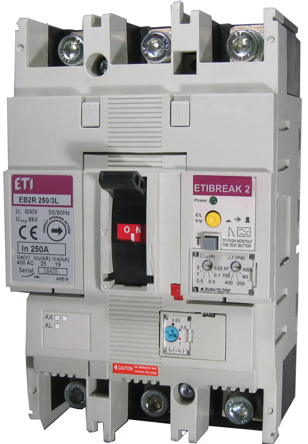 Kompaktni odklopnik EB2R 250/3L 250A 3P 004671582