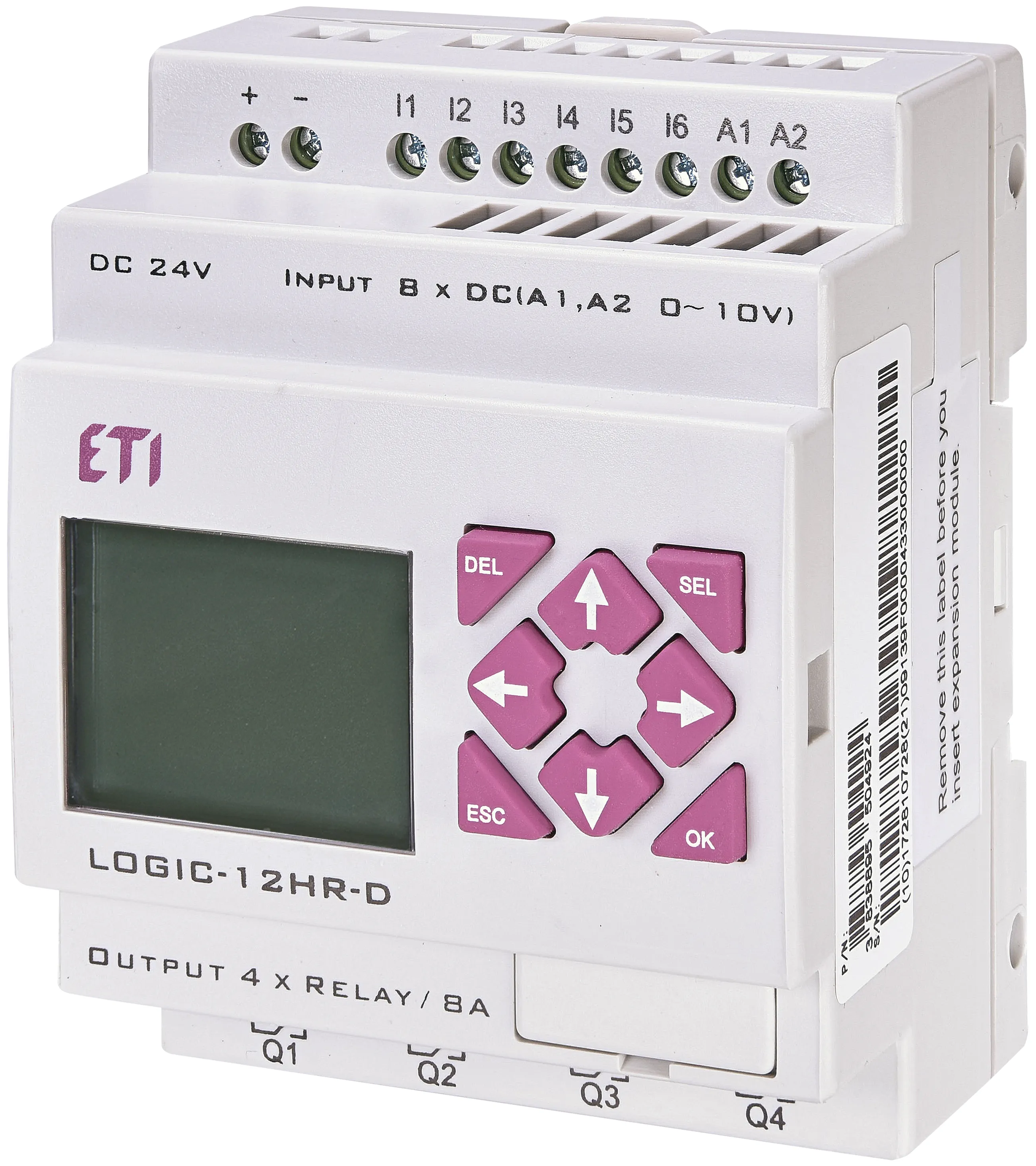 Krmilnik PLC LOGIC-12HR-D 004780002